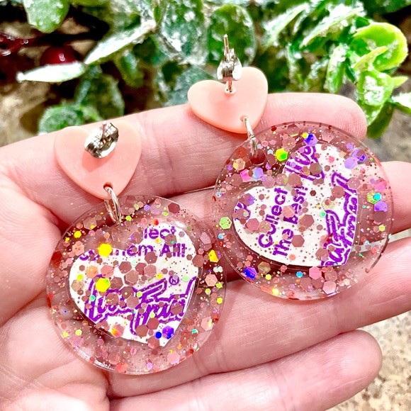 Lisa Frank Butterfly Sticker Earrings - Picture 4 of 4